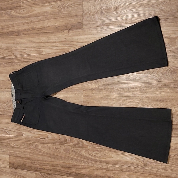 Diesel "Fluzi" Dark Denim Wide Leg Flare Jean's - Picture 1 of 9